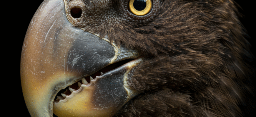How the Teeth of Predatory Birds Raptors Differ from Beaks