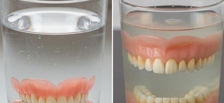 Myth You Can Use Household Disinfectants to Clean Dentures