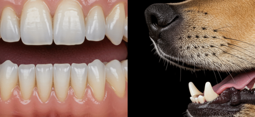 The Differences Between Human and Canine Dog Teeth