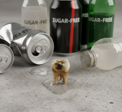 Myth SugarFree Drinks Are Always Safe for Teeth
