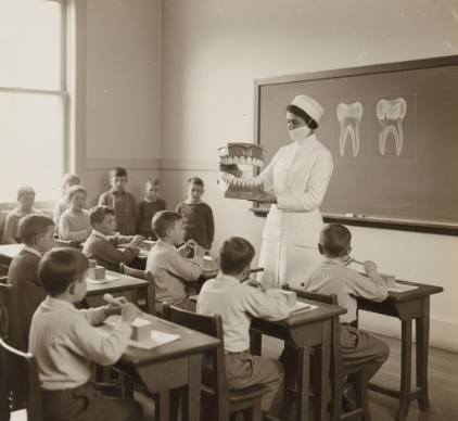 The History of Dental Hygiene Education in Schools
