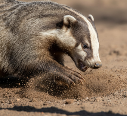 The Use of Teeth by Animals for Digging Burrows or Tunnels