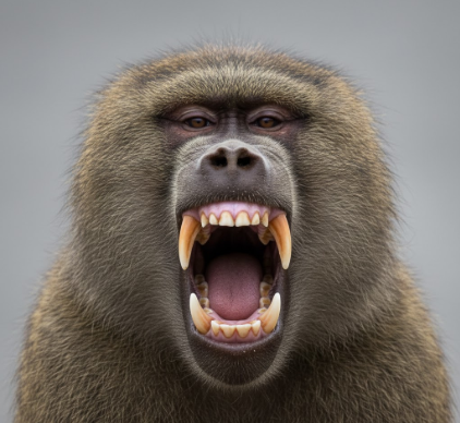 Why Do Male Baboons Have Such Prominent Canine Teeth
